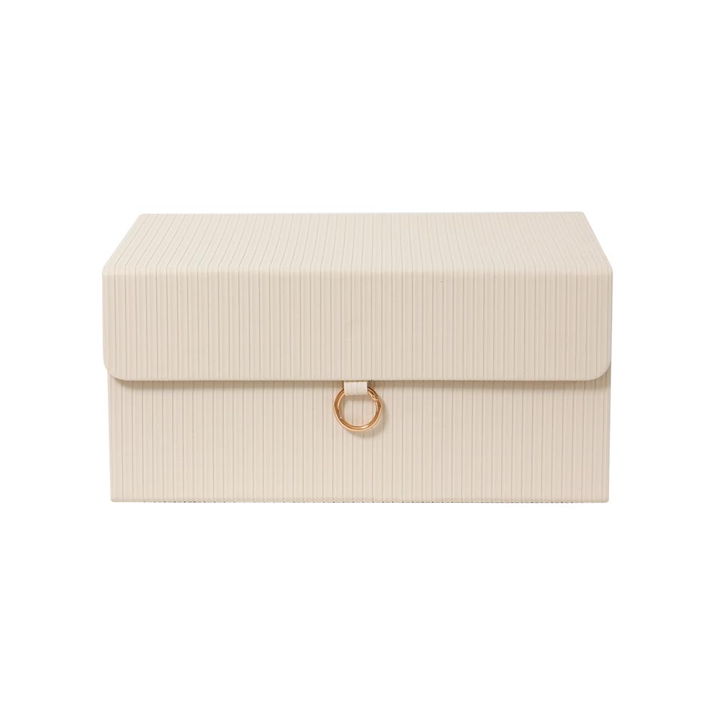 กล่องกระดาษ STACKO BOW 35x27x16 ซม. สีครีม