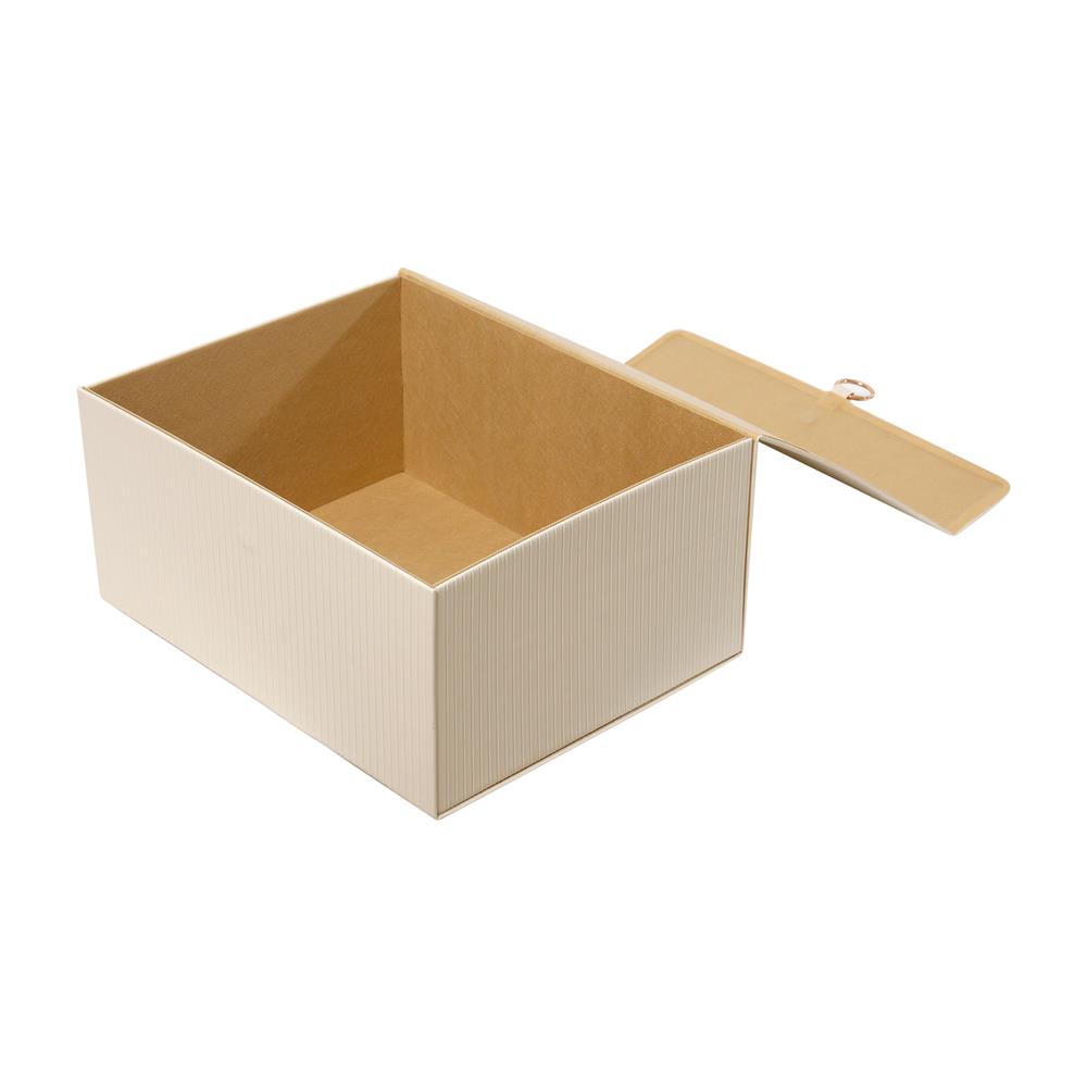 กล่องกระดาษ STACKO BOW 35x27x16 ซม. สีครีม