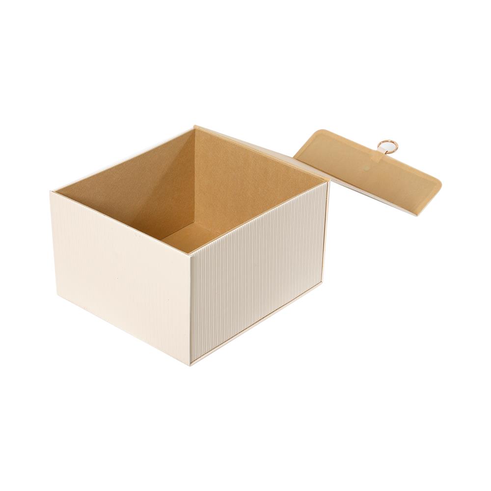 กล่องกระดาษ STACKO BOW 25X27X16 ซม. สีครีม