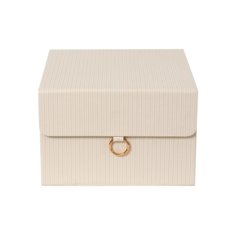 กล่องกระดาษ STACKO BOW 25X27X16 ซม. สีครีม