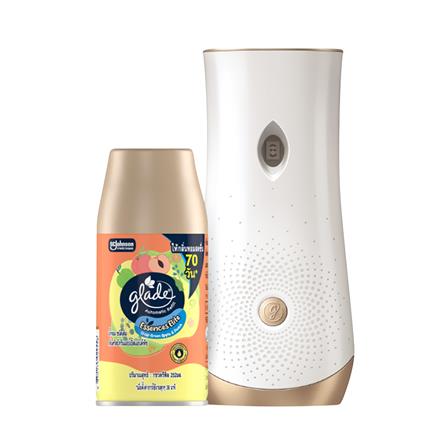 เครื่องพ่นสเปรย์พร้อมรีฟิล GLADE 252 มล. CRISP GREEN APPLE AND PEACH_0