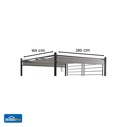 ผ้าเต็นท์สนาม SPRING KOTA PLUS 3x3 สีเทา_1