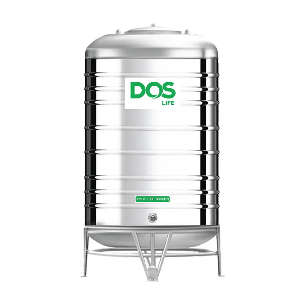 ถังเก็บน้ำสเตนเลส DOS ECO-05/GD-1000L 1000 ลิตร
