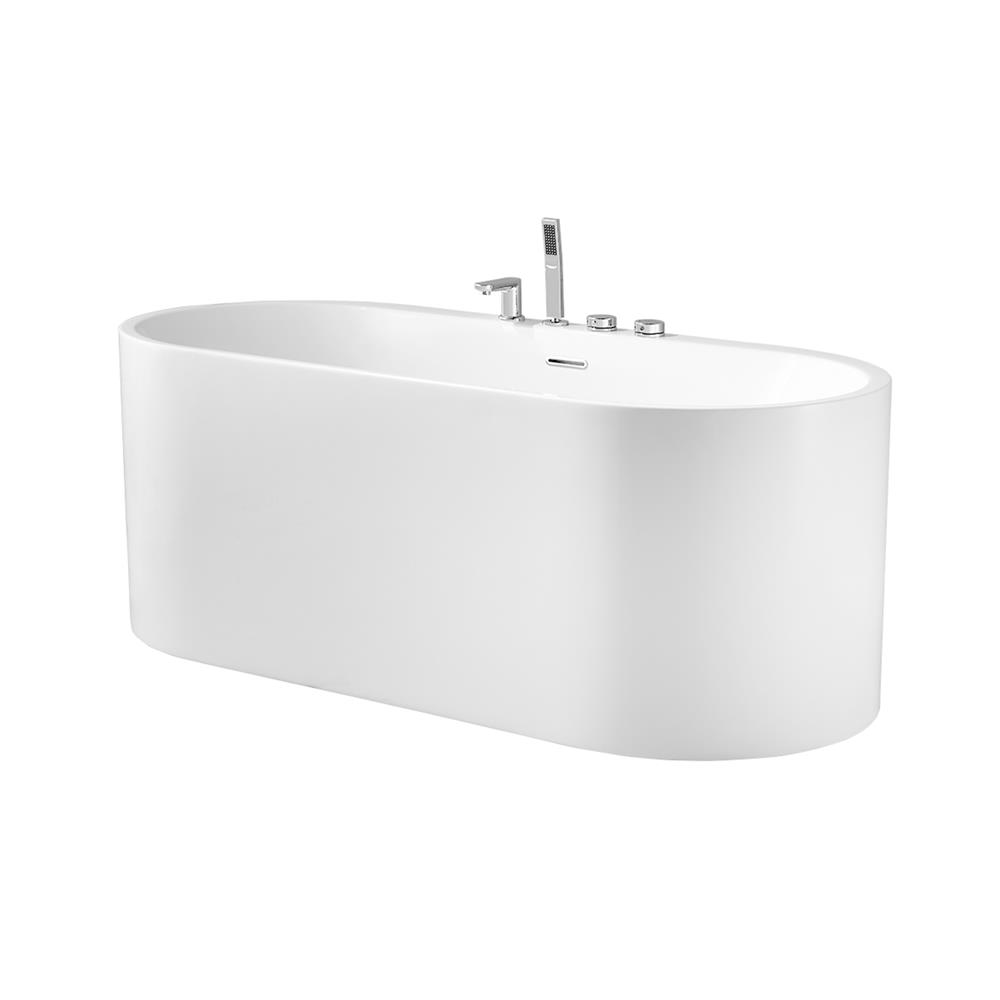 อ่างอาบน้ำ NOVABATH NVB-BT-A213 160 ซม. สีขาว_1