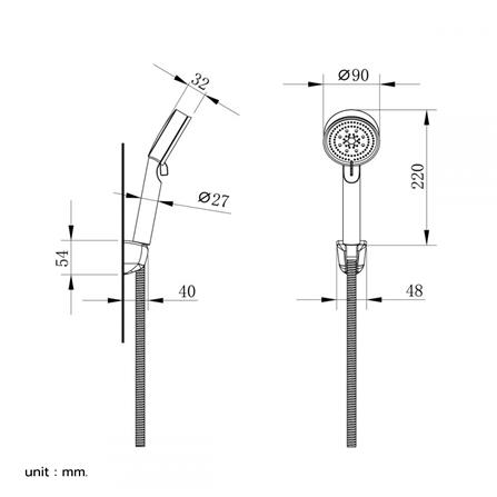 ฝักบัวสายอ่อน BEN D559-1155_1