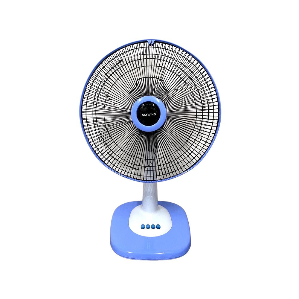 พัดลมตั้งโต๊ะ 16 นิ้ว SKYWING S168 สีฟ้า