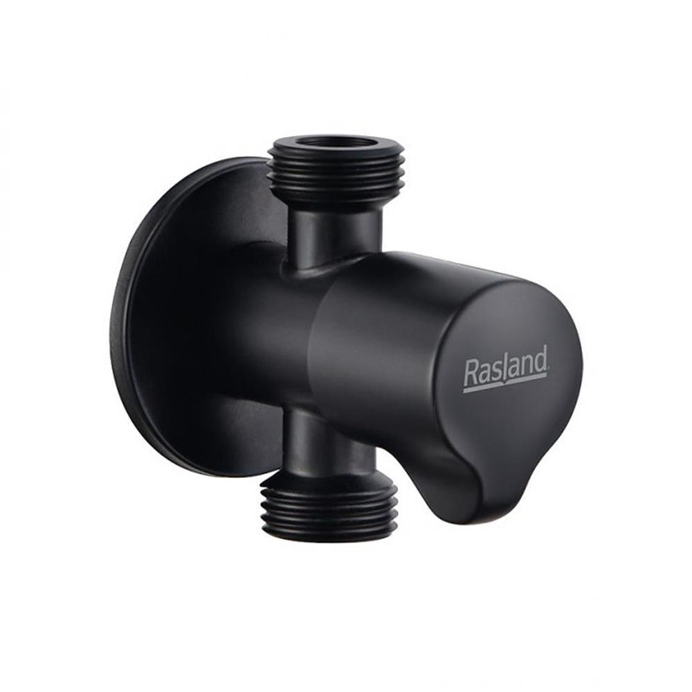 สต๊อปวาล์ว RASLAND STP-BK-3WAY ดำ