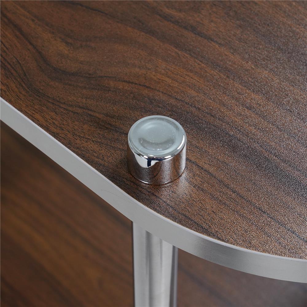 ชั้นวางของ 3 ชั้น FURDINI BENDLY 80 ซม. สีขาว/วอลนัท