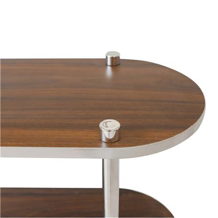 ชั้นวางของ 3 ชั้น FURDINI BENDLY 80 ซม. สีขาว/วอลนัท_2