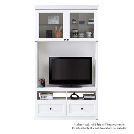 ชุดตู้วางทีวี KONCEPT MELONA 19241600 120 ซม. สีขาว_0