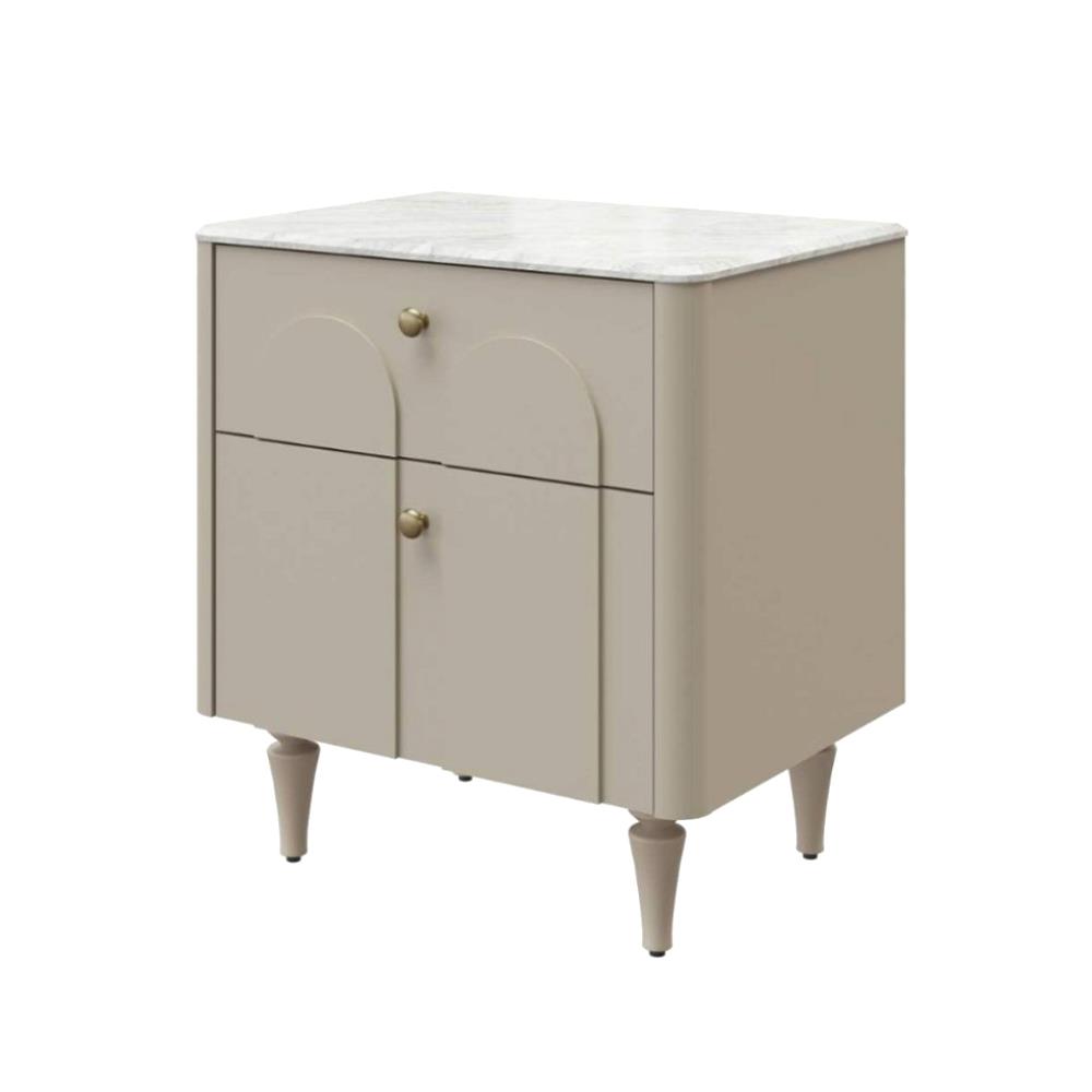 โต๊ะข้างเตียง SB FURNITURE FAY 19244777 55 ซม. สี PASTELA CREAM