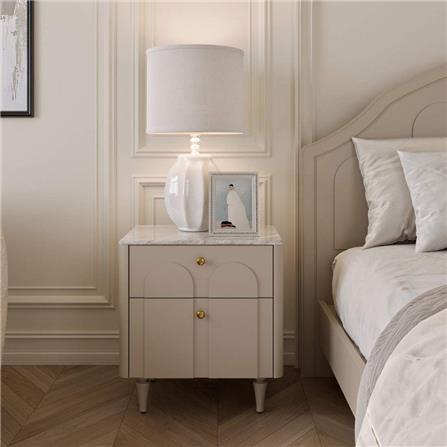 โต๊ะข้างเตียง SB FURNITURE FAY 19244777 55 ซม. สี PASTELA CREAM_2