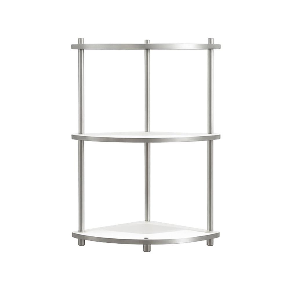 ชั้นวางของโล่งเข้ามุม 3 ชั้น FURDINI BENDLY 35 ซม. สีขาว/วอลนัท_1