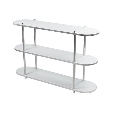 ชั้นวางของ 3 ชั้น FURDINI BENDLY 120 ซม. สีขาว/วอลนัท_0