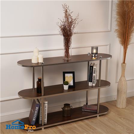 ชั้นวางของ 3 ชั้น FURDINI BENDLY 120 ซม. สีขาว/วอลนัท_5