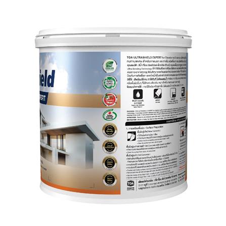 สีน้ำทาภายใน-ภายนอก ชนิดกึ่งเงา TOA ULTRASHIELD EXPERT BASE B 1 แกลลอน_1