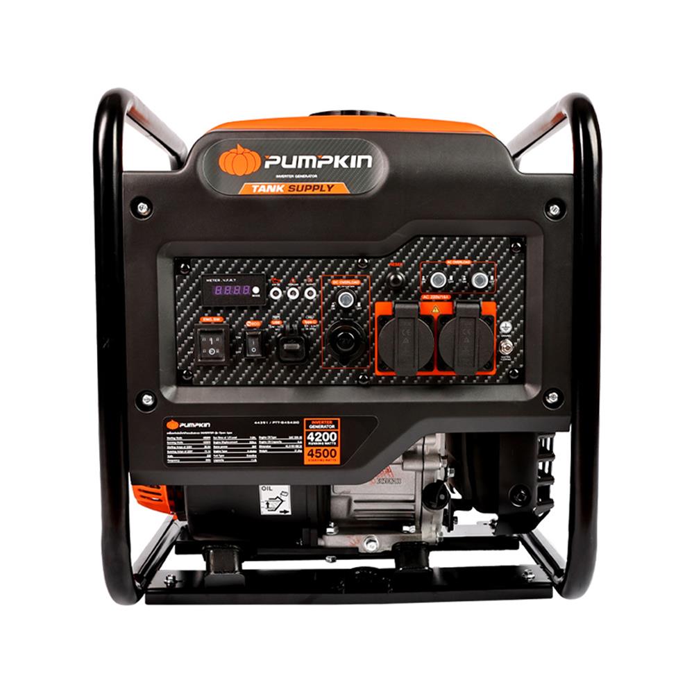 เครื่องกำเนิดไฟฟ้าเบนซิน PUMPKIN INVERTER Open Type PTT-G4542iO 4.5 กิโลวัตต์