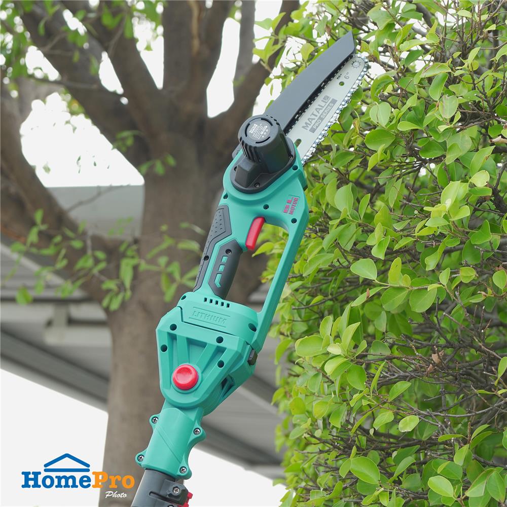 เลื่อยโซ่ไร้สาย (พร้อมแบตเตอรี่) MATALL PRO 6 นิ้ว 20 โวลต์