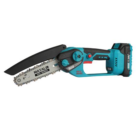 เลื่อยโซ่ไร้สาย (พร้อมแบตเตอรี่) MATALL PRO 6 นิ้ว 20 โวลต์_1