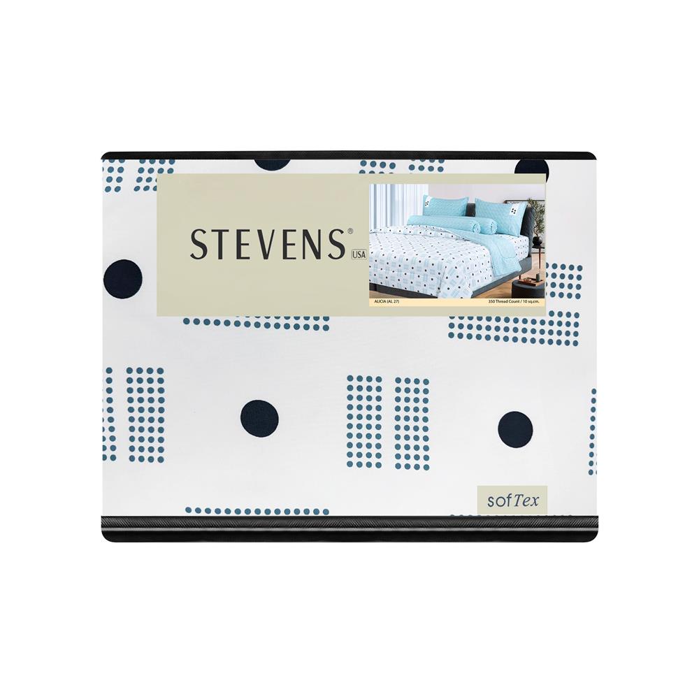 ชุดผ้าปูที่นอน 6 ฟุต (ชุด 6 ชิ้น) STEVENS SOFTEX AL27