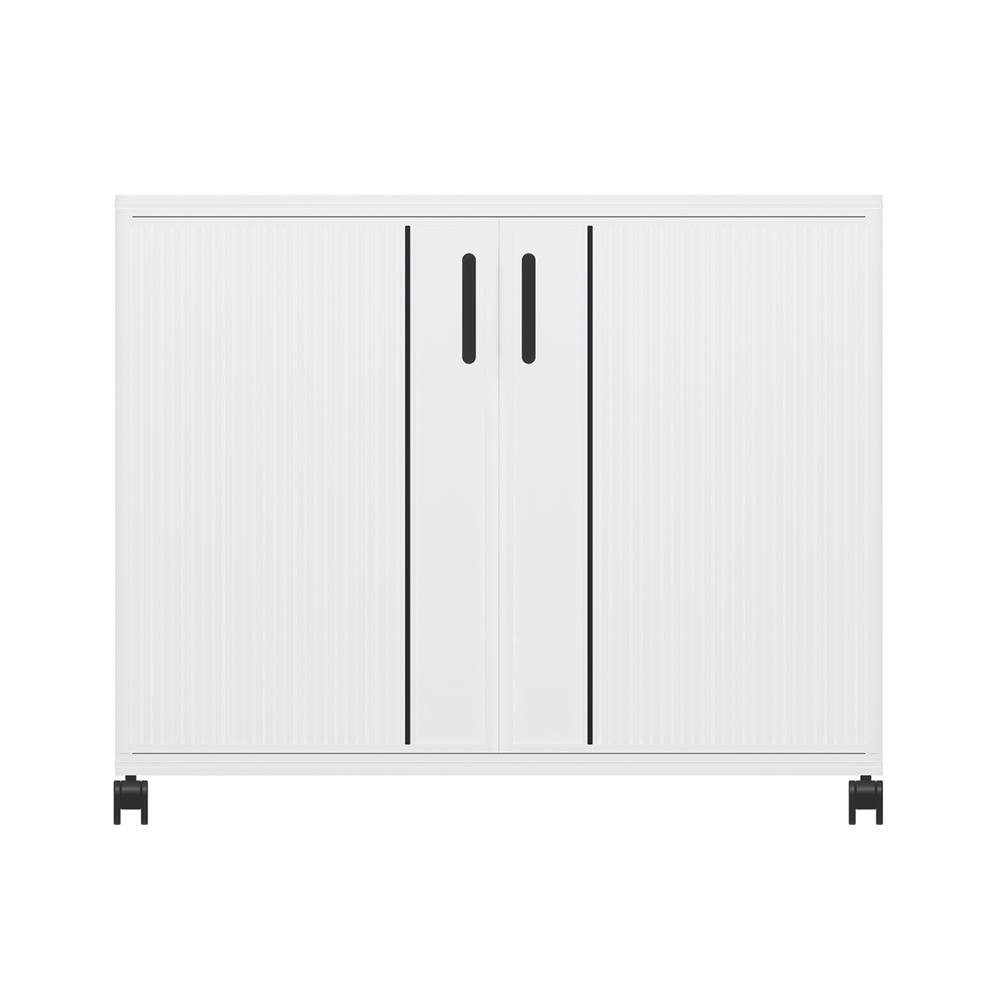 ตู้วางรองเท้า FURDINI LANO CIRCULAR HIP 90 ซม. สีขาว