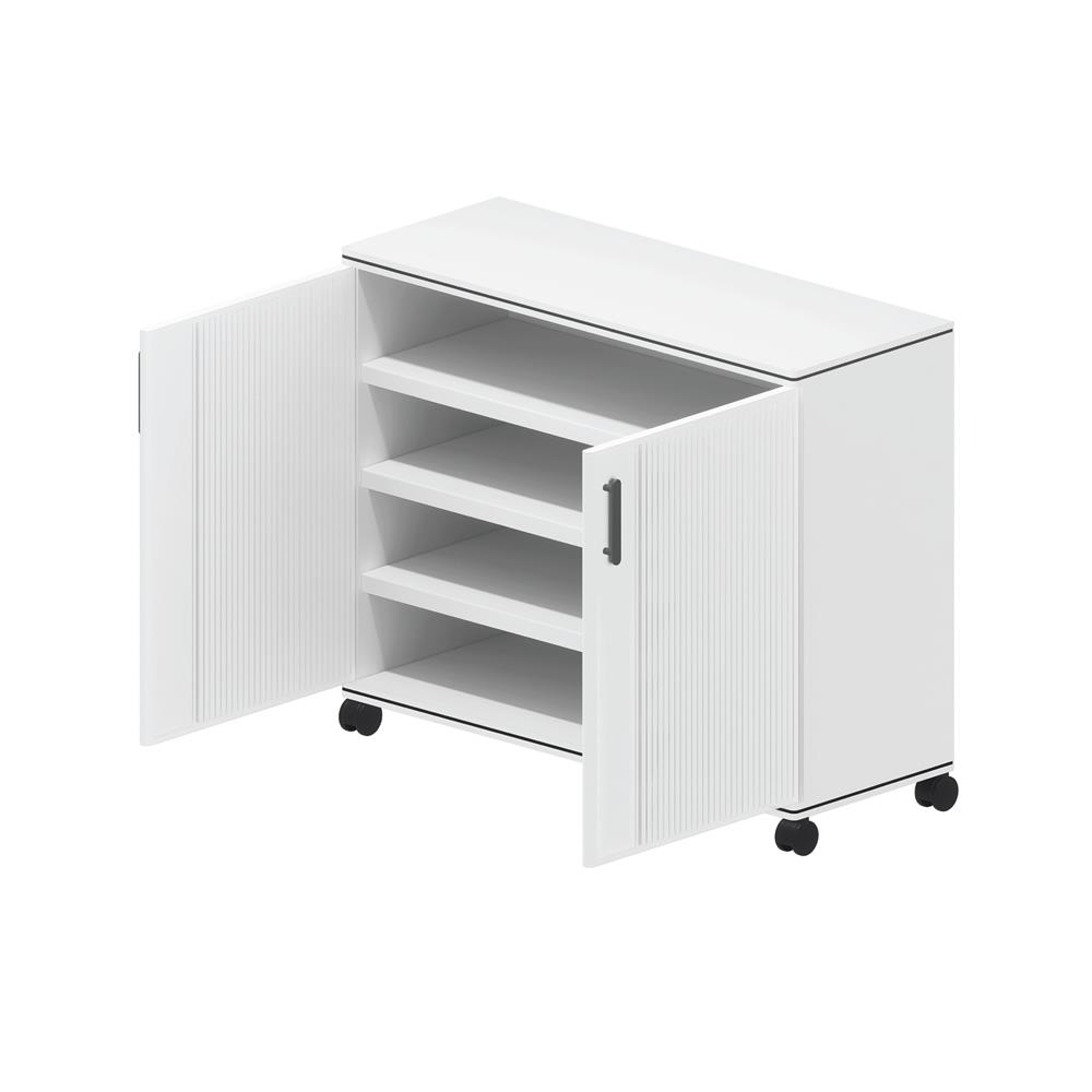 ตู้วางรองเท้า FURDINI LANO CIRCULAR HIP 90 ซม. สีขาว