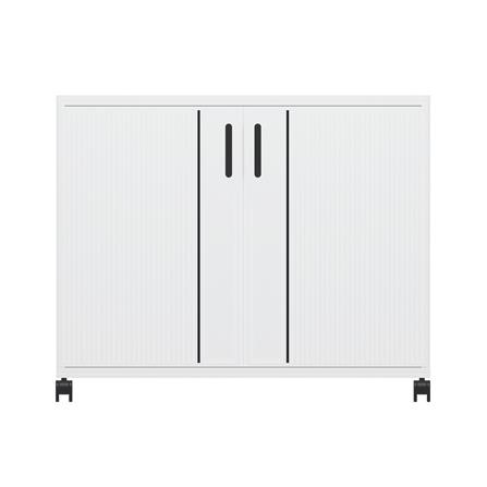 ตู้วางรองเท้า FURDINI LANO CIRCULAR HIP 90 ซม. สีขาว_1