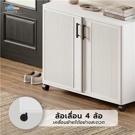 ตู้วางรองเท้า FURDINI LANO CIRCULAR HIP 90 ซม. สีขาว_8