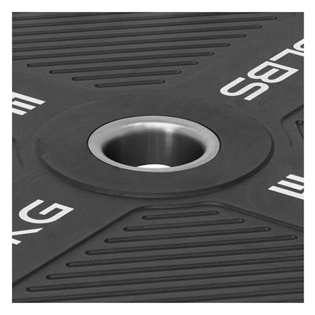 แผ่นน้ำหนัก BUMPER PLATE รูขนาด 2 นิ้ว IVADE  10 กก. (แพ็ก 2 ชิ้น)_6