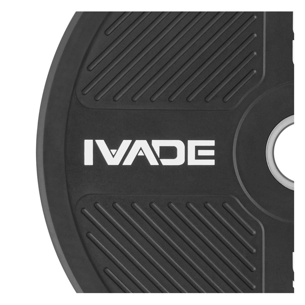 ชุดแผ่นน้ำหนัก BUMPER PLATE รูขนาด 2 นิ้ว IVADE  5-25 กก.