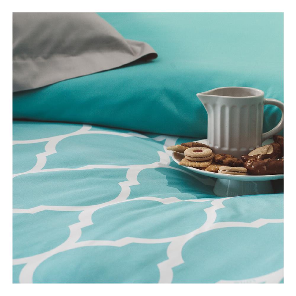 ผ้านวม LOTUS MELBOURNE L-MB 02A 100x90 นิ้ว สี TURQUOISE