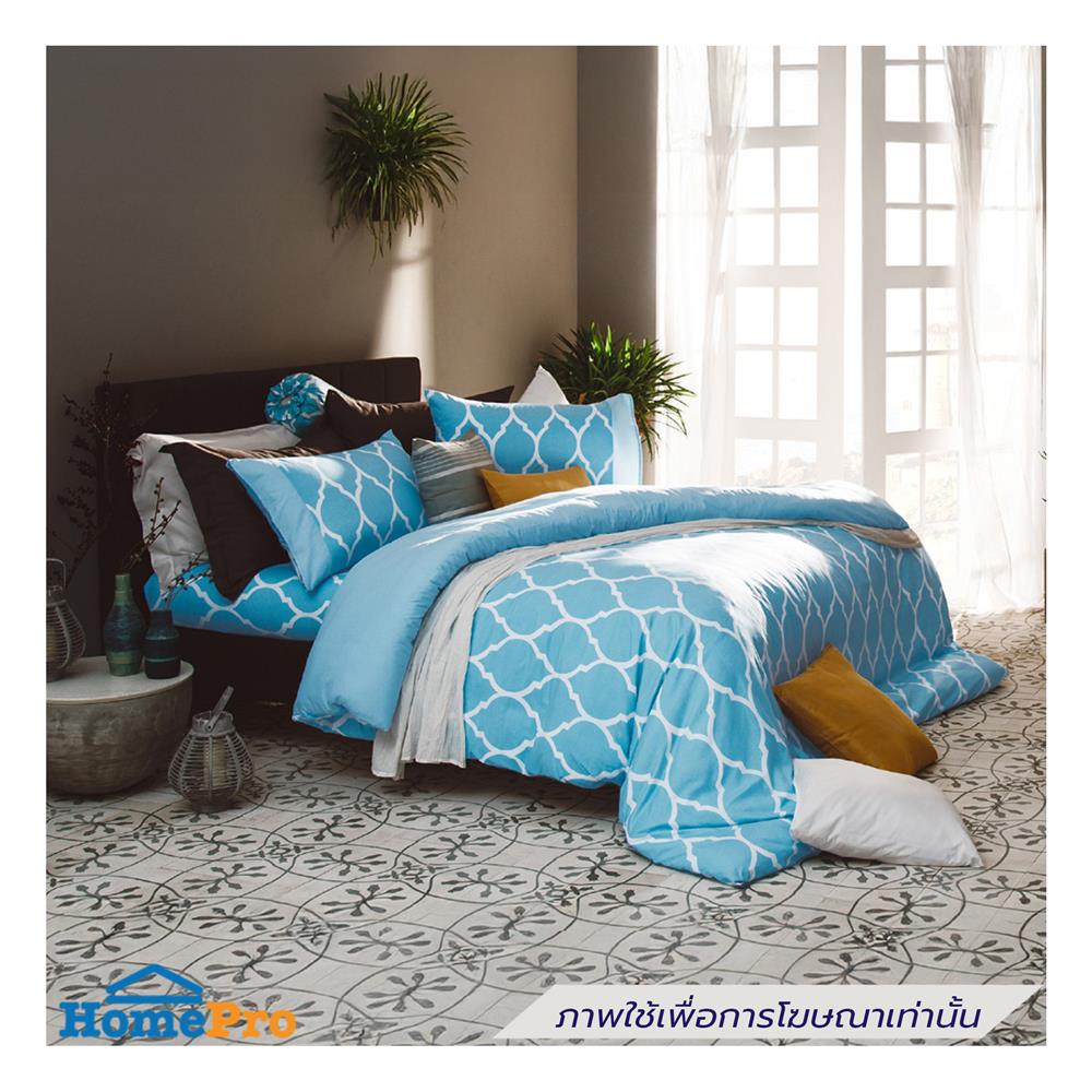 ผ้านวม LOTUS MELBOURNE L-MB 02B 100x90 นิ้ว สี BLUE