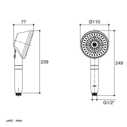 หัวฝักบัว KOHLER K-R33032T-WPT_4