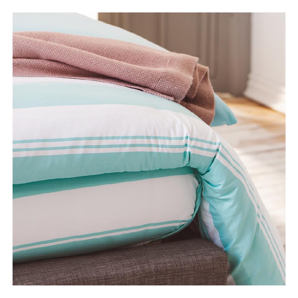 ผ้านวม LOTUS MELBOURNE L-MB 01B 100x90 นิ้ว สี TURQUOISE