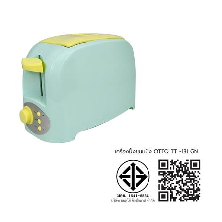 เครื่องปิ้งขนมปัง OTTO TT -131 สีเขียว_3