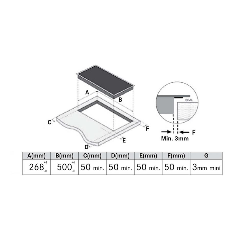 เตาฝัง+เครื่องดูดควัน FRANKE FIH3210+FCR625TCBKXSNG