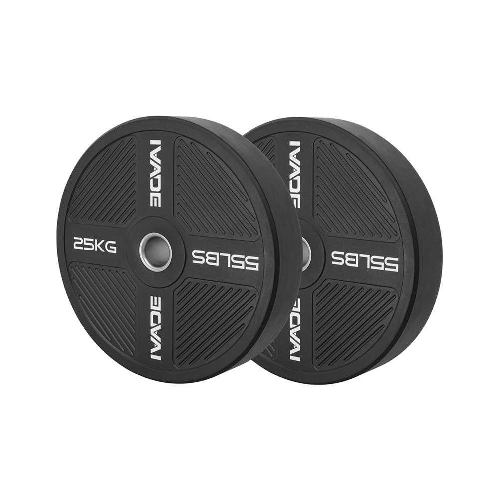 แผ่นน้ำหนัก BUMPER PLATE IVADE 25 กก. (2 ชิ้น)