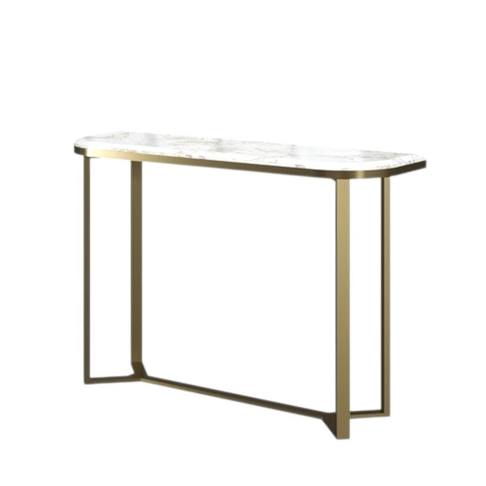 โต๊ะคอนโซล SB FURNITURE NALIA 19244476 120 ซม. สีขาว/ทอง