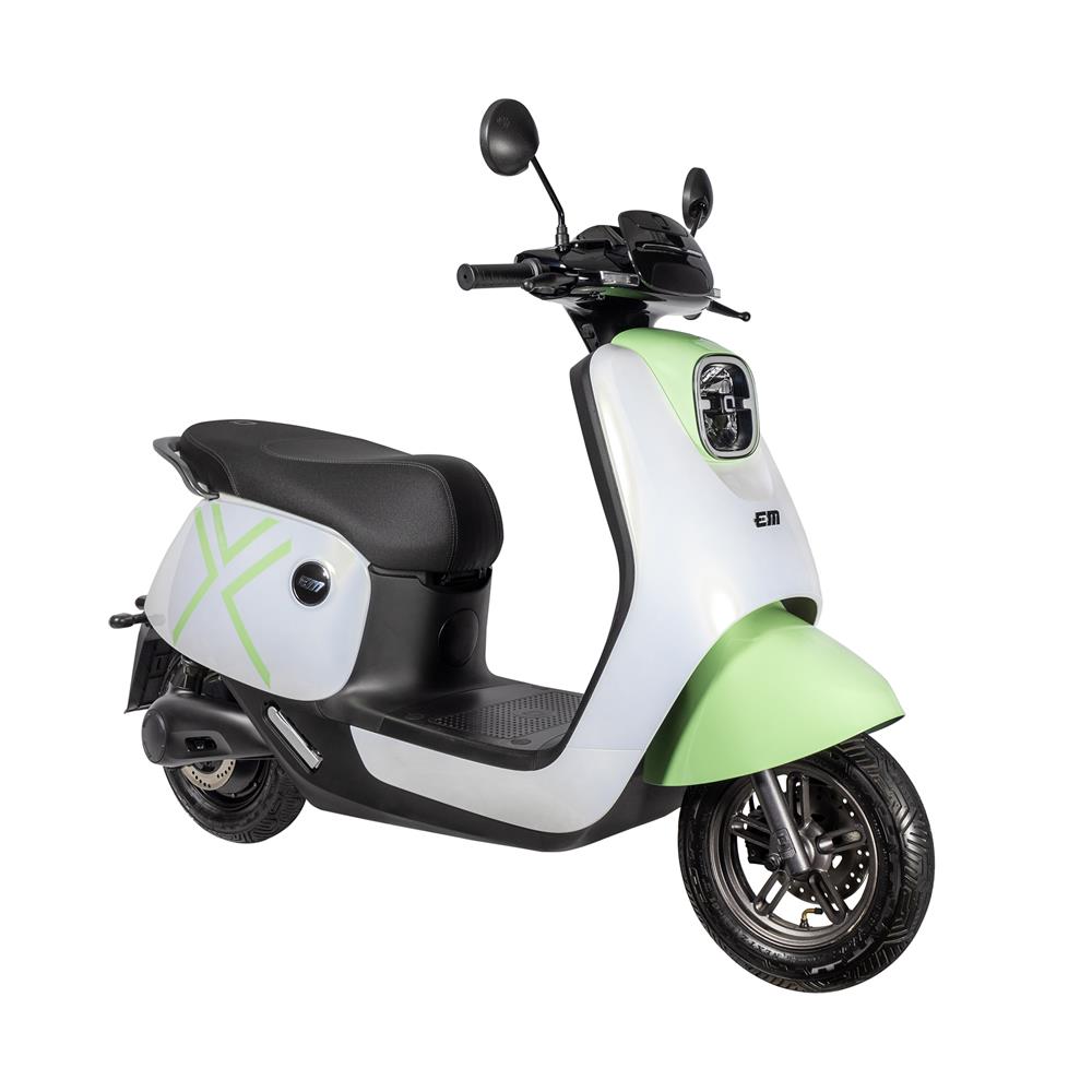 รถจักรยานยนต์ไฟฟ้า EM QAREZ 2000W สีขาว