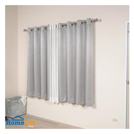 ผ้าม่าน EYELET HOME LIVING STYLE SOFIA UV 150x160 ซม. สีเทา_4