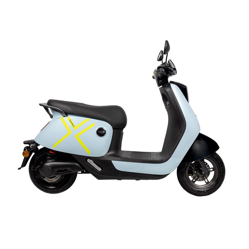 รถจักรยานยนต์ไฟฟ้า EM QAREZ 2000W สีฟ้า