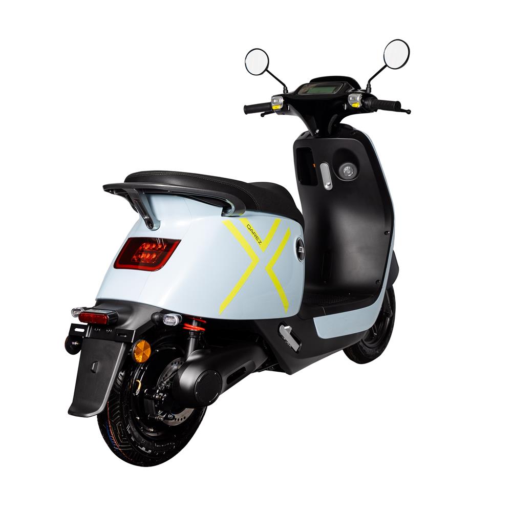 รถจักรยานยนต์ไฟฟ้า EM QAREZ 2000W สีฟ้า