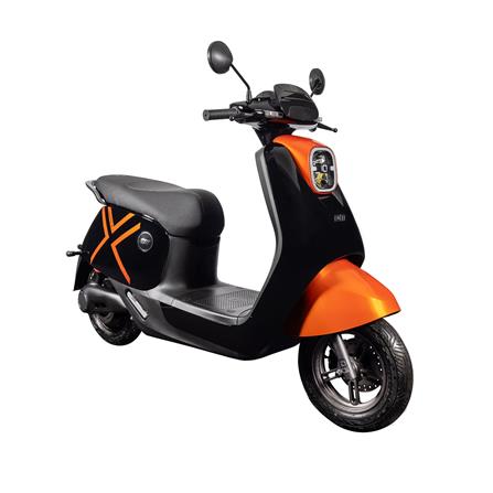 รถจักรยานยนต์ไฟฟ้า EM QAREZ 2000W สีดำ/ส้ม_1