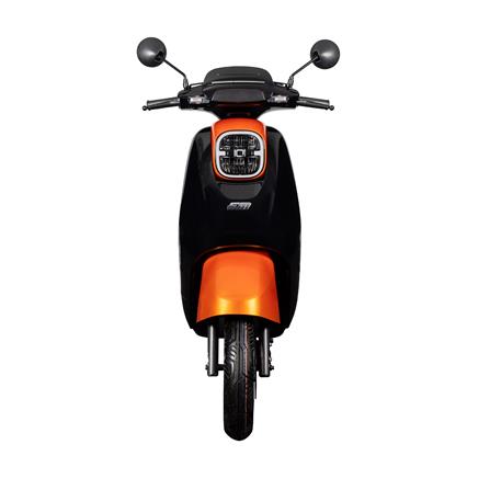 รถจักรยานยนต์ไฟฟ้า EM QAREZ 2000W สีดำ/ส้ม_4