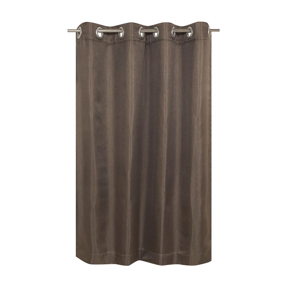 ผ้าม่าน EYELET HOME LIVING STYLE JUTE UV 135x160 ซม. สีน้ำตาล