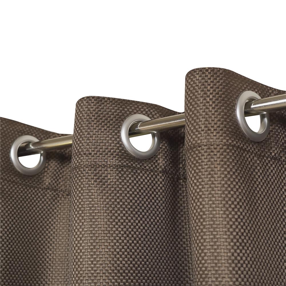 ผ้าม่าน EYELET HOME LIVING STYLE JUTE UV 135x160 ซม. สีน้ำตาล