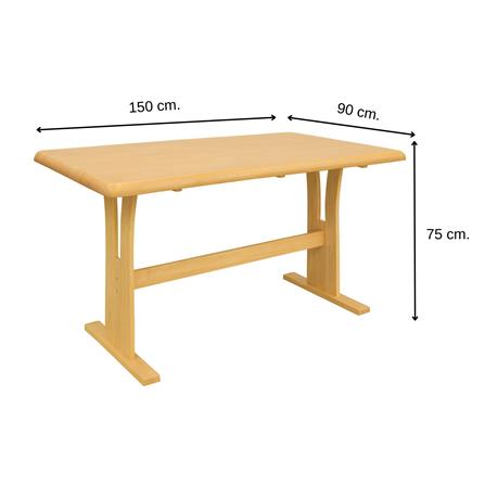 โต๊ะทานข้าว FURDINI HAVEN 150 ซม. สีเนเชอรัล_5