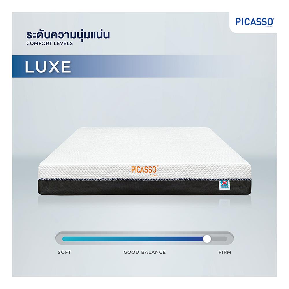 ที่นอน 6 ฟุต PICASSO LUXE (พร้อมชุดเครื่องนอน 11 ชิ้น)