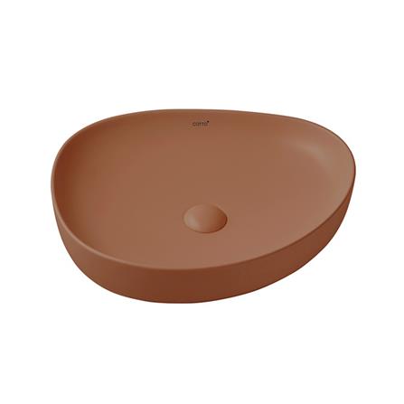 อ่างล้างหน้าวางบนเคาน์เตอร์ COTTO C001266 CB KLIRR สีน้ำตาล_1