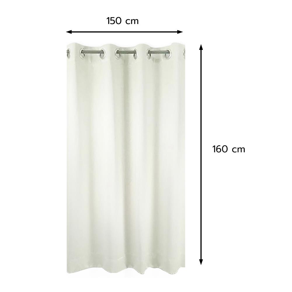 ผ้าม่าน EYELET HOME LIVING STYLE SOFIA UV 150x160 ซม. สีเงิน